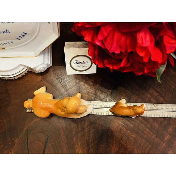 2 Lomonosov Russian Porcelain Poodle Spaniel DOG Figurine Set LOMONOSOV LFZ New - Picture 2 of 11